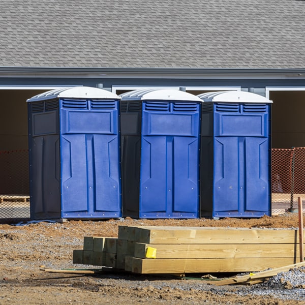 how do you ensure the portable toilets are secure and safe from vandalism during an event in Magnolia